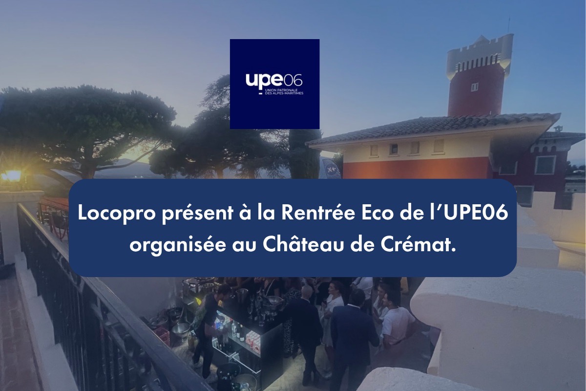 Rentrée Éco UPE06 2026 : Locopro au Château de Crémat