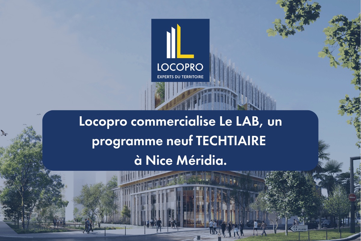 Le Lab Nice Méridia – Location bureaux et espaces R&D