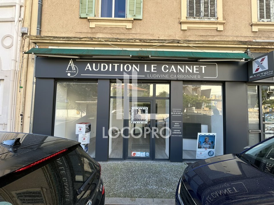 LOCAL COMMERCIAL LE CANNET : 40 M² LOUÉS BD SADI CARNOT