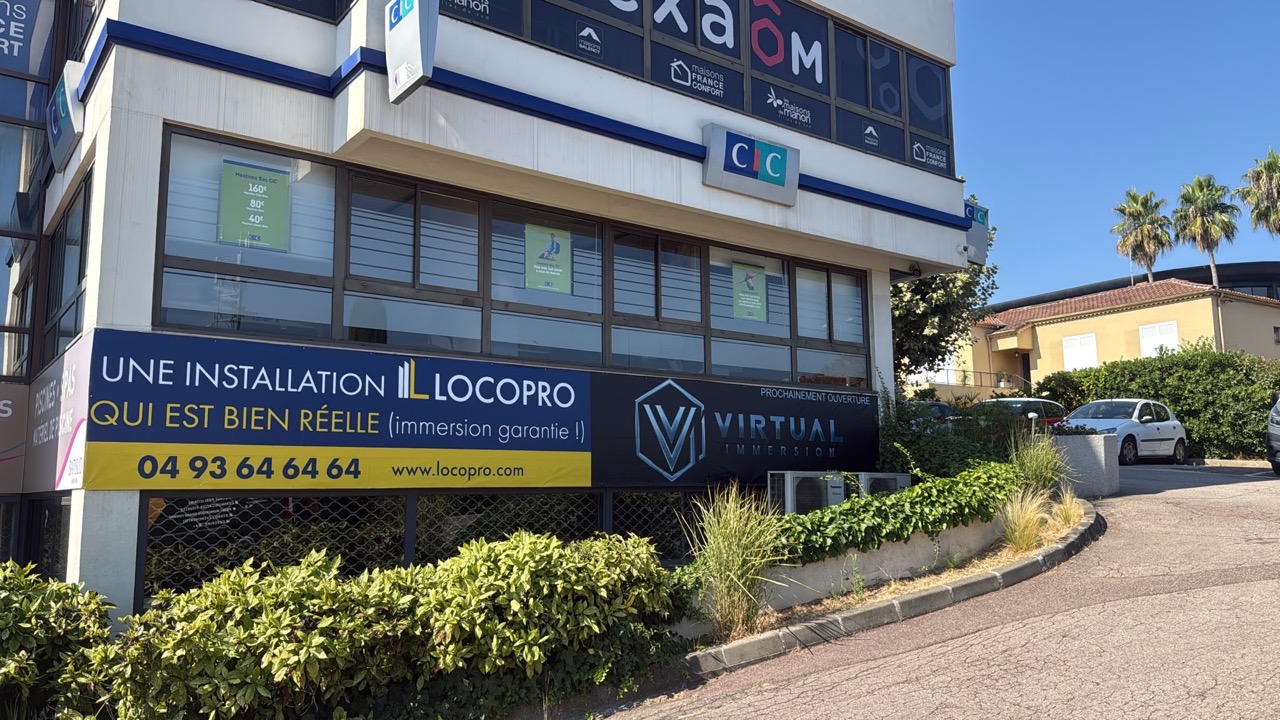550 M² LOUÉS À VIRTUAL IMMERSION, ALLÉE DES TERRIERS À ANTIBES