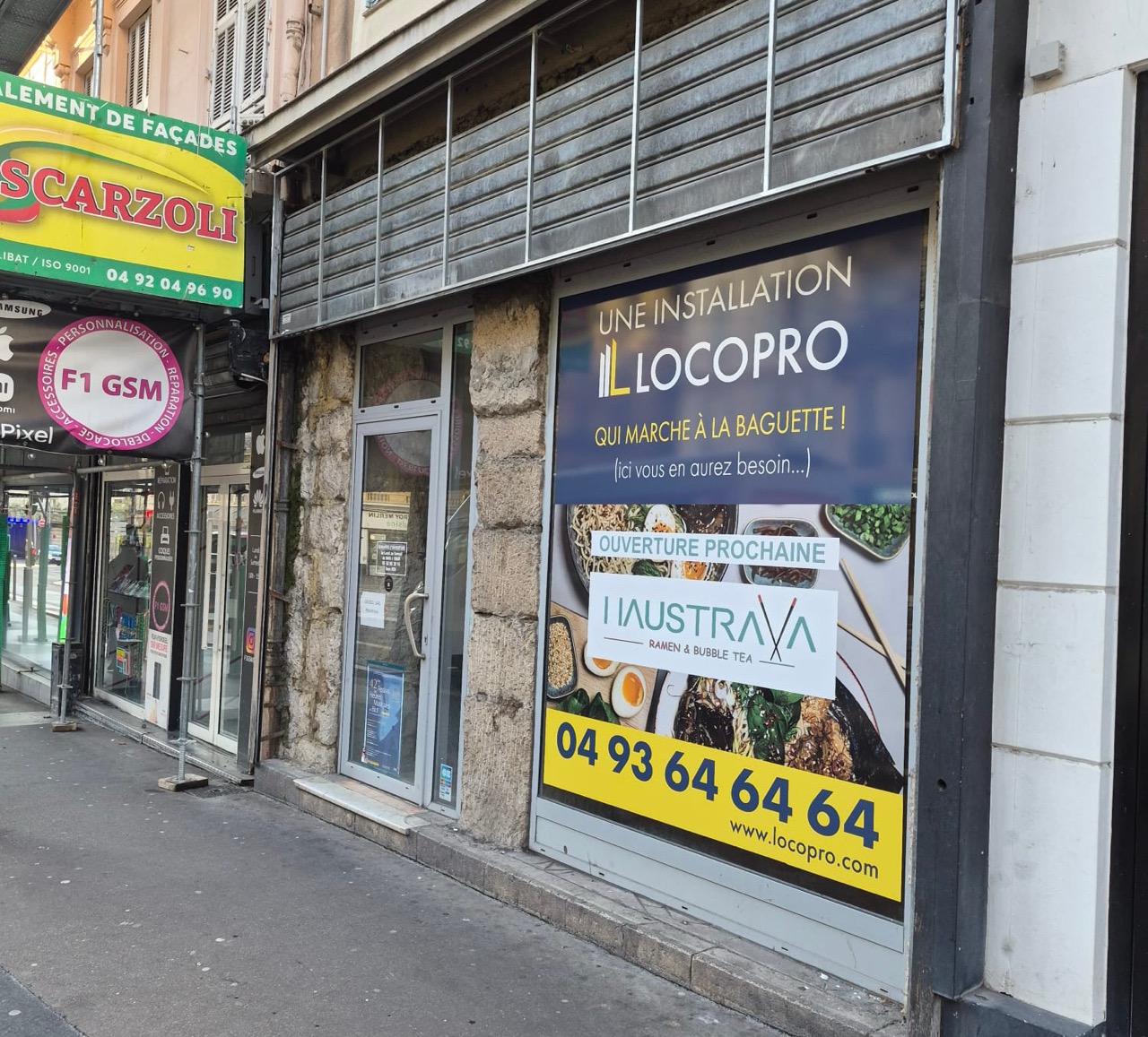 NOUVEAU COMMERCE À NICE