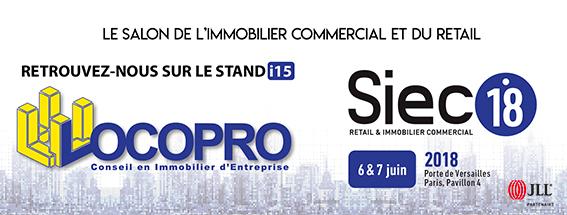 Locopro sera présent au SIEC 2018 le 6 et 7 Juin sur le stand i15